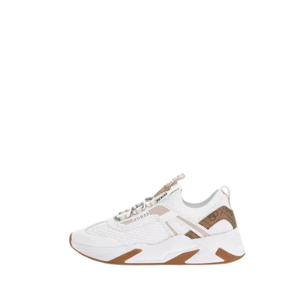 Guess Women's White Sneakers, 6 Uk, Genga Running Shoes