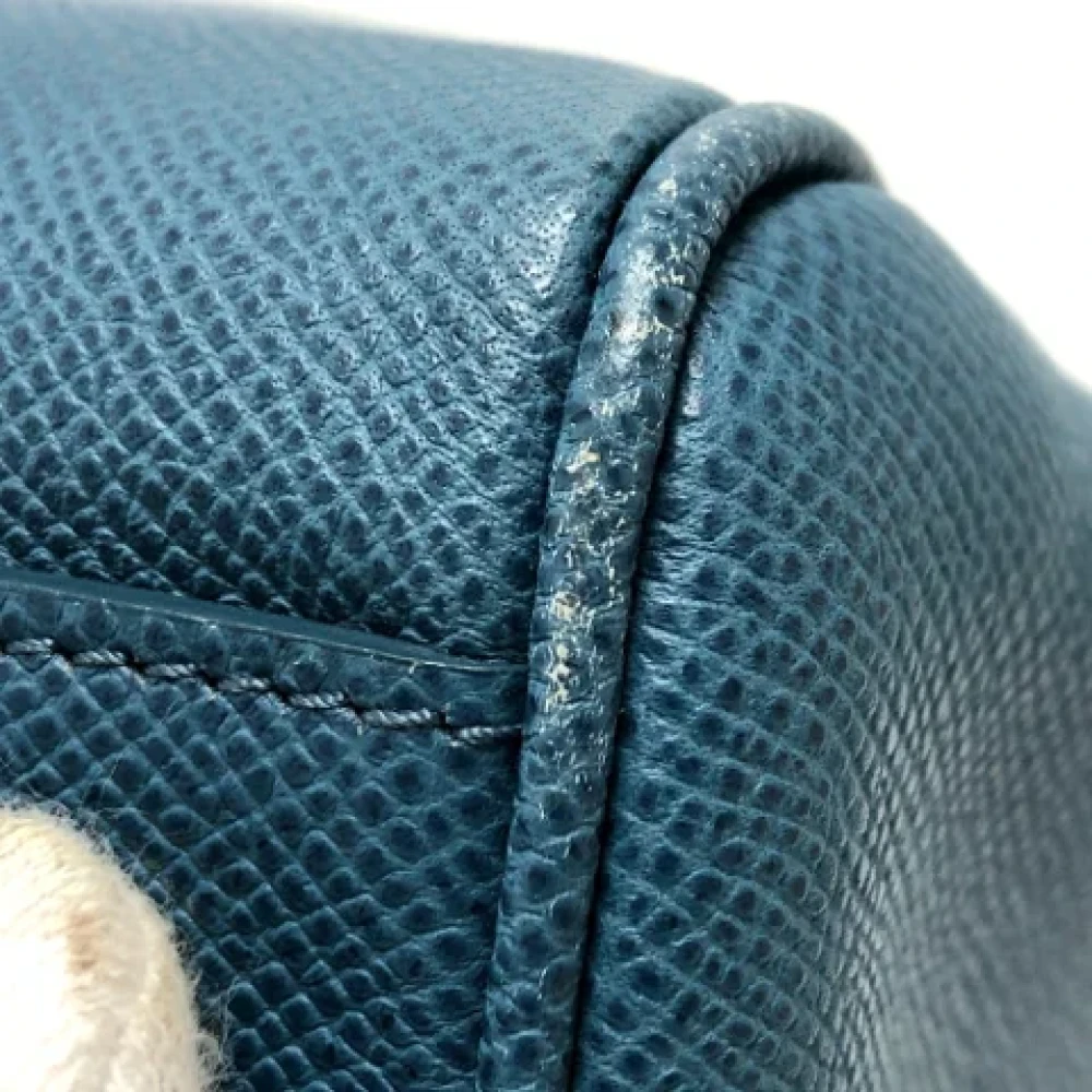 Dolce & Gabbana Pre-owned Leather handbags Blue Unisex