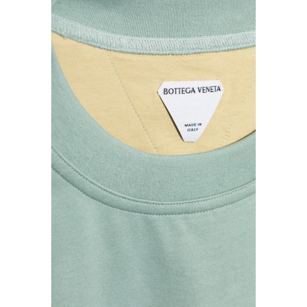 Bottega Veneta Katoenen t-shirt Blue Heren