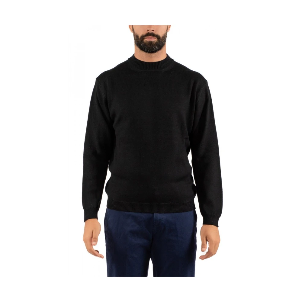 Daniele Fiesoli Heren Gebreide Trui Black Heren