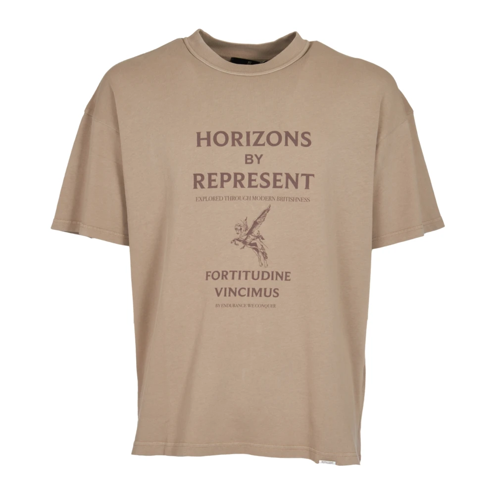 Represent Horizons T-shirt Collectie Brown Heren
