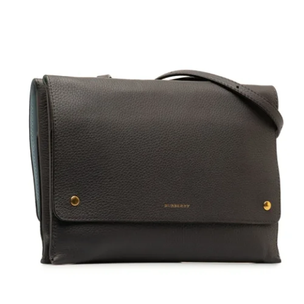 Burberry Vintage Pre-owned Fabric shoulder-bags Black Dames