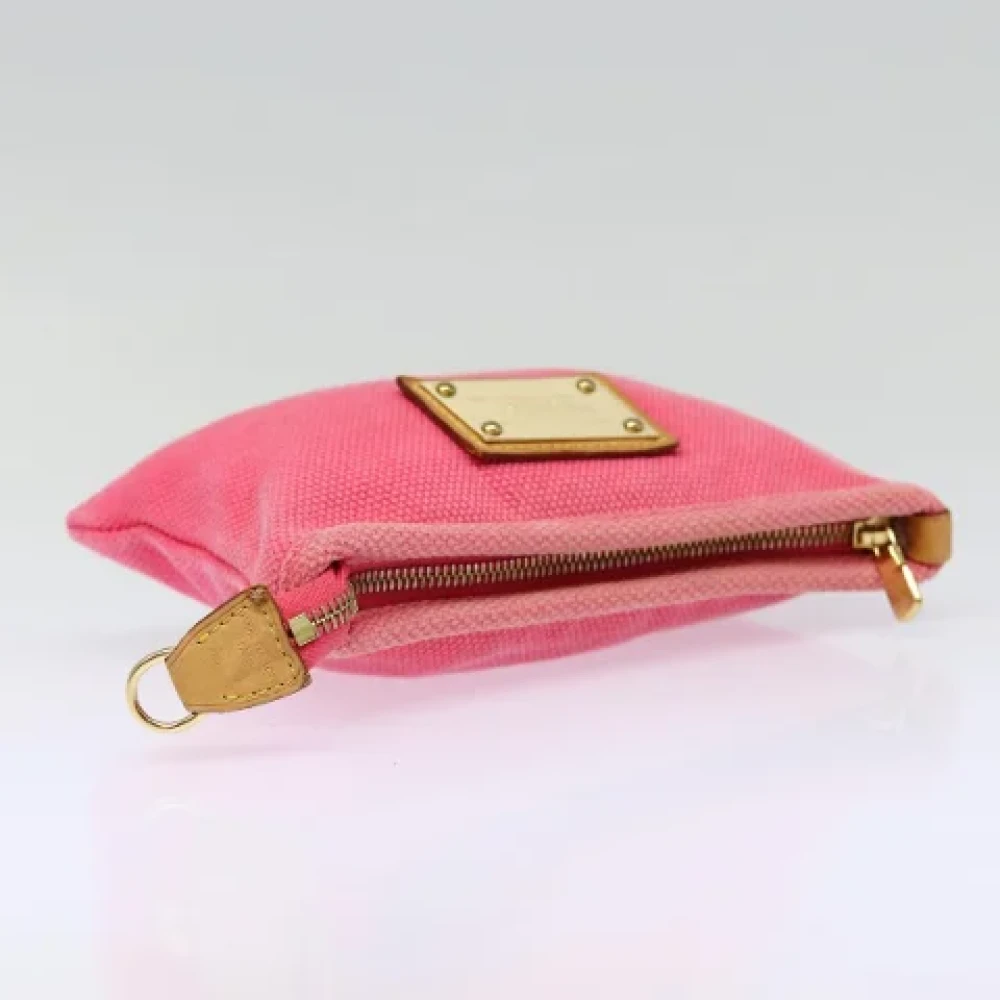 Louis Vuitton Vintage Pre-owned Canvas clutches Pink Dames