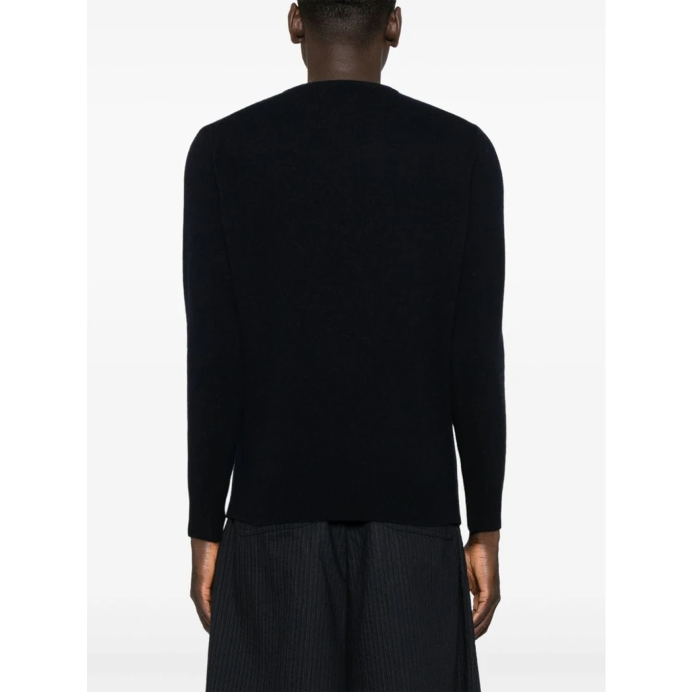 MC2 Saint Barth Blauwe Snoopy Sweater met Crew Neck Blue Heren