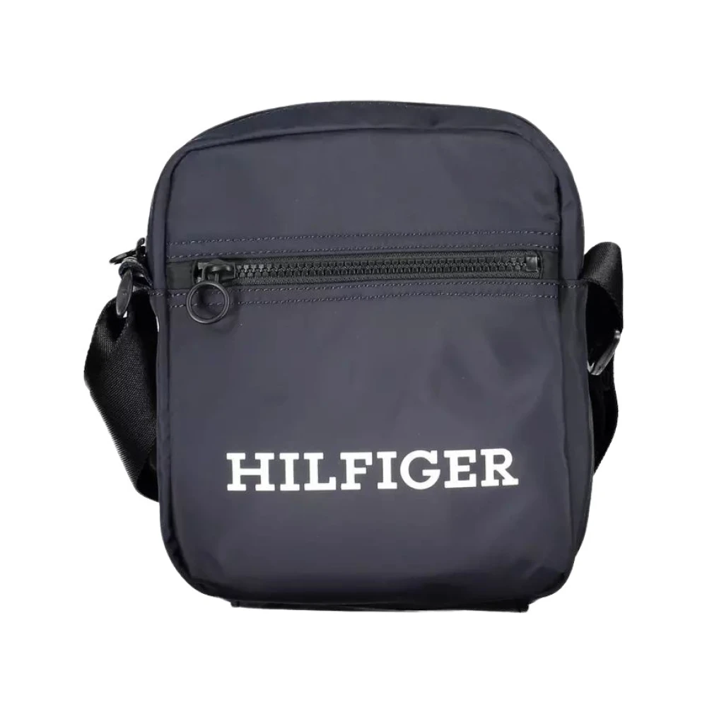 Tommy Hilfiger Men's Blue Polyester Shoulder Bag