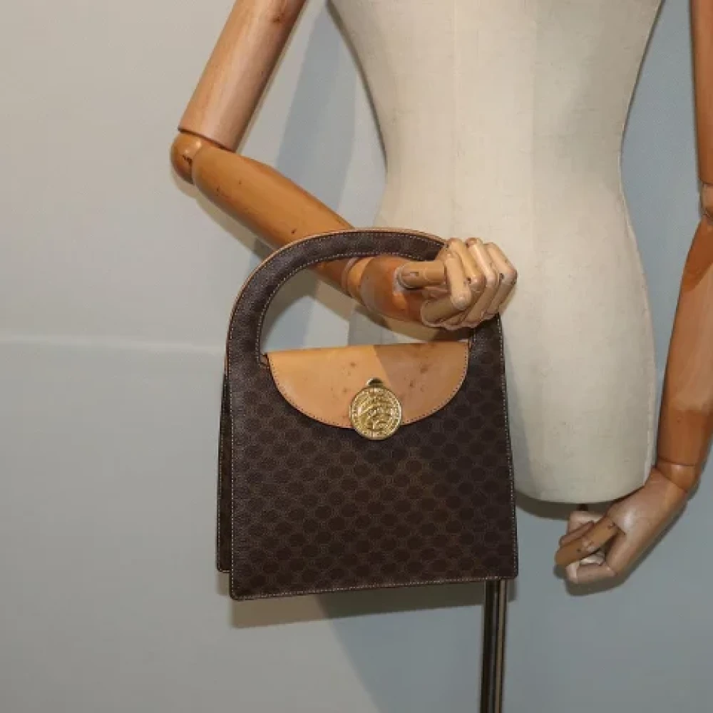Celine Vintage Pre-owned Canvas celine-bags Brown Dames