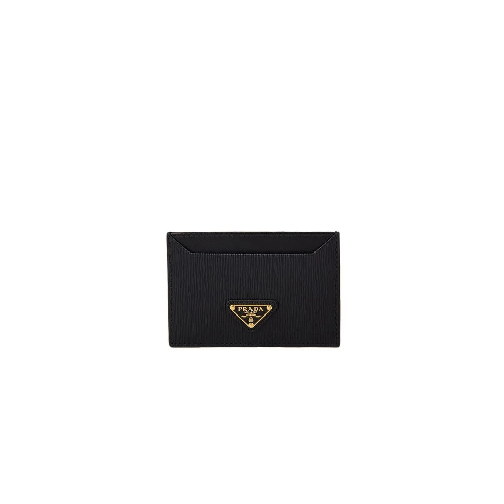 Prada Black Wallets & Cardholders, Female, One Size, Vitello Move Card Holder