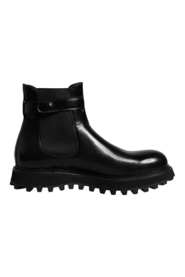 Belted Logo Chelsea Boots