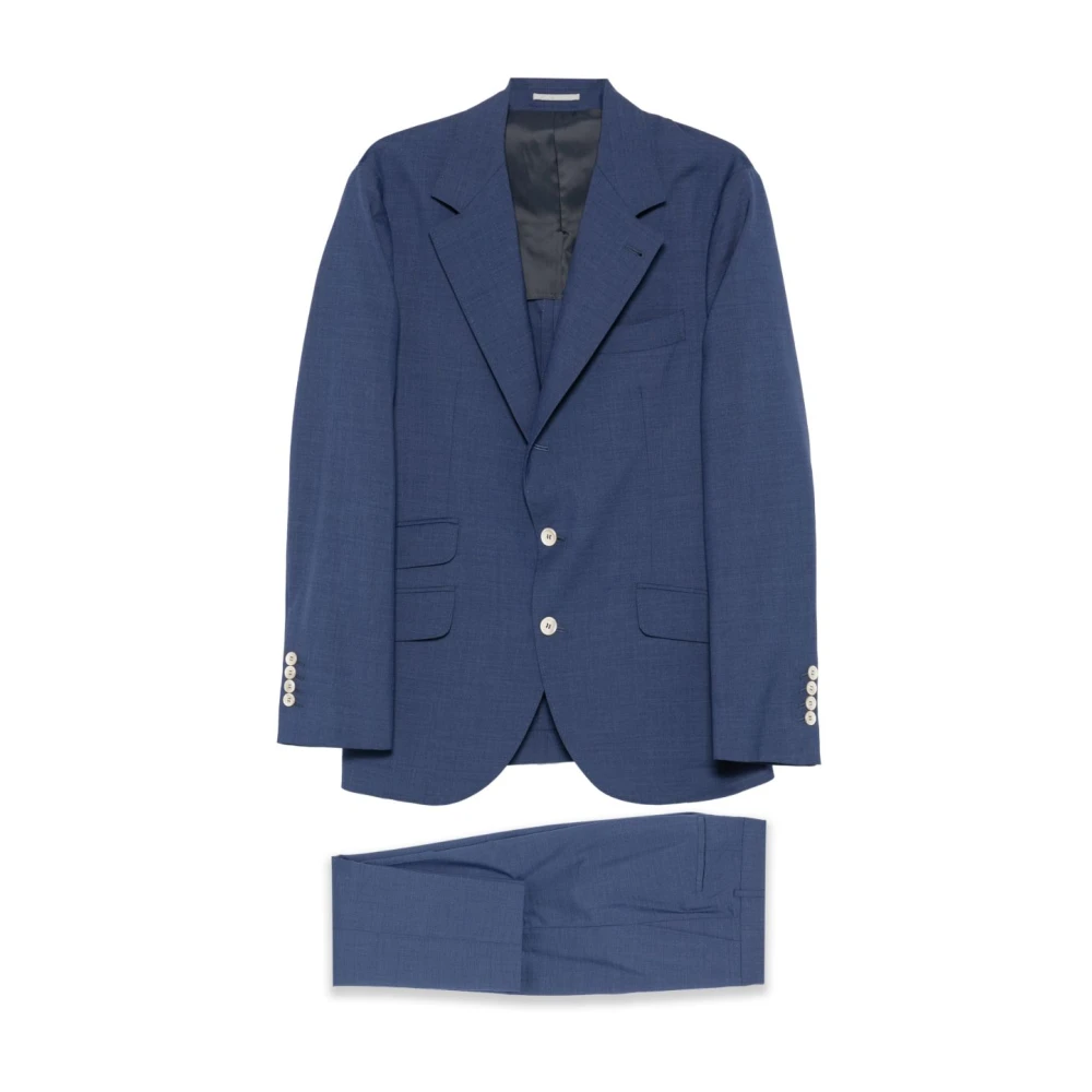 Brunello Cucinelli Herren Blau Anzüge, Lgröße: