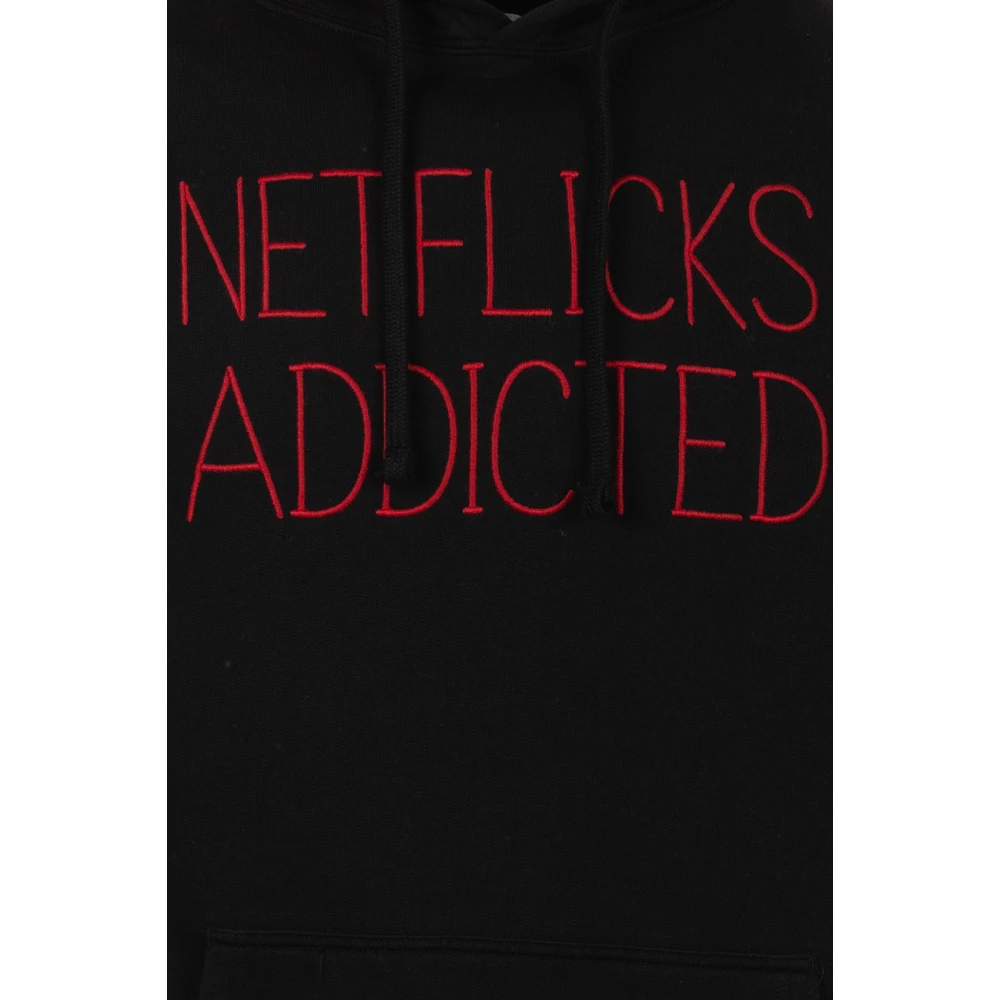 MC2 Saint Barth Zwarte Hoodie Black Heren