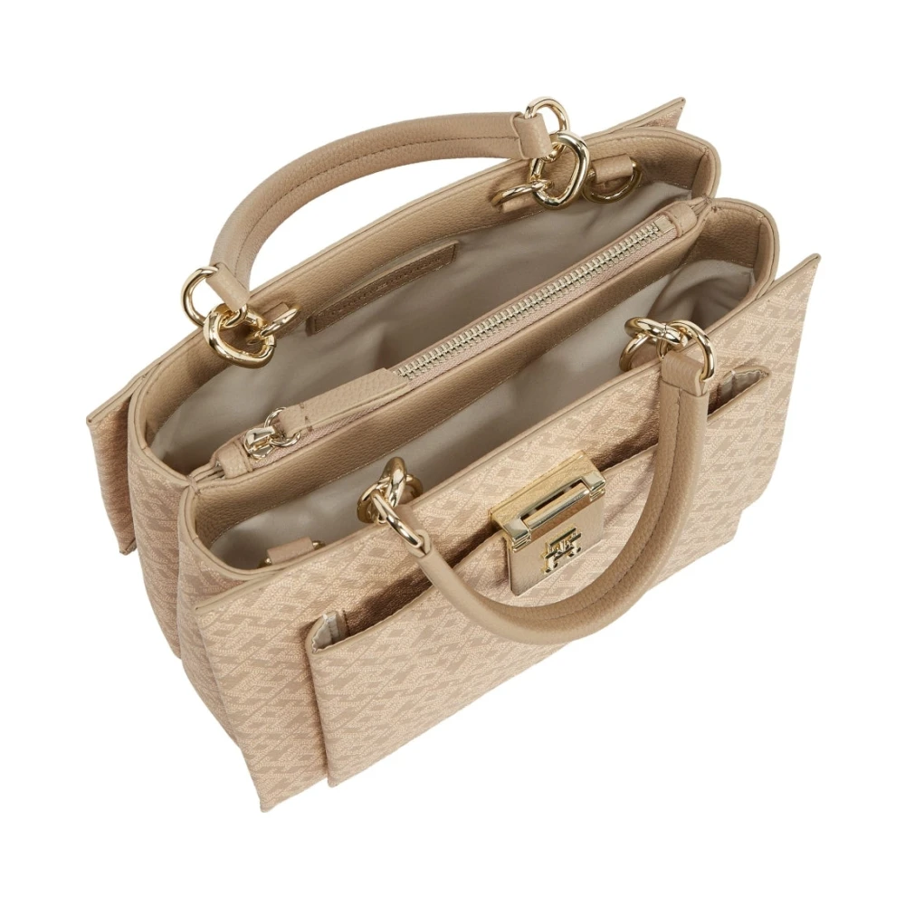 Tommy Hilfiger Beige Mini Tote Tas Beige Dames