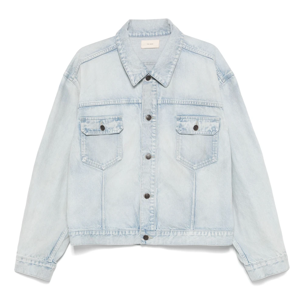 The Row Denimjack met klassieke details Blue Heren