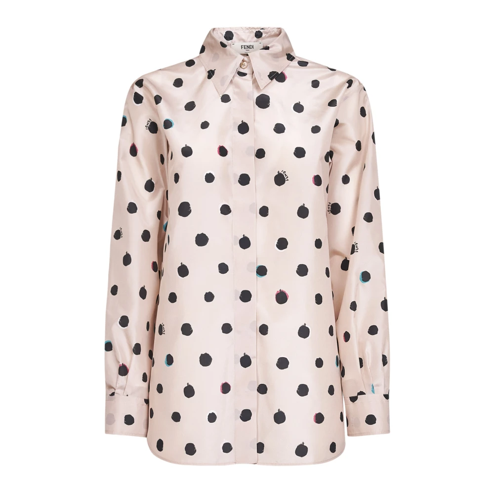 Fendi Shirts, Female, S, Shirts Pink