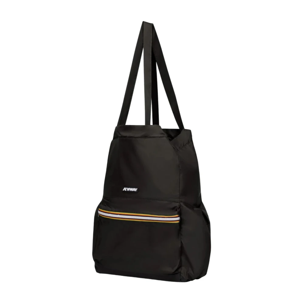 K-way Stijlvolle Shopping Blandy Jas Black Unisex
