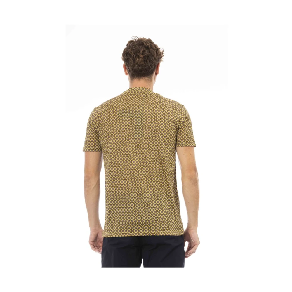 Baldinini Eenvoudig Grijs Katoenen T-shirt Multicolor Heren