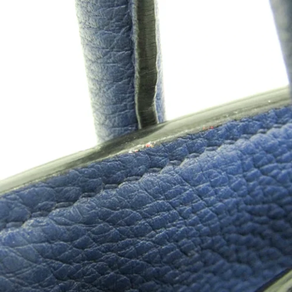 Prada Vintage Pre-owned Leather prada-bags Blue Dames