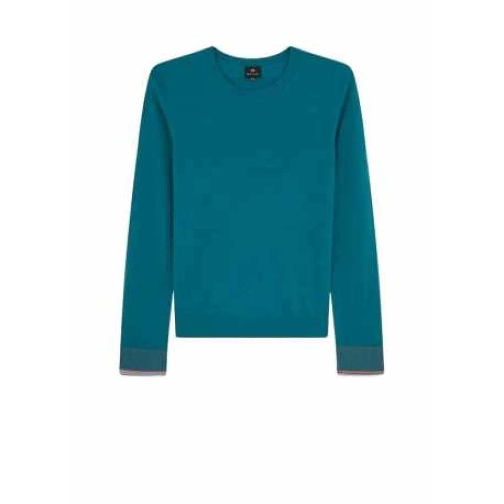 Paul Smith Gestreepte ronde hals wollen trui Green Dames