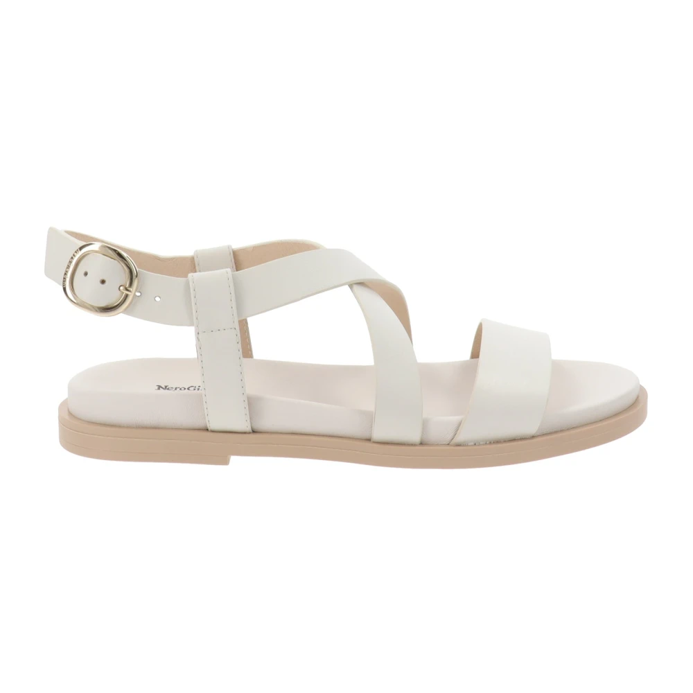 Shoes > Sandals > Flat Sandals - - Nerogiardini - Modalova