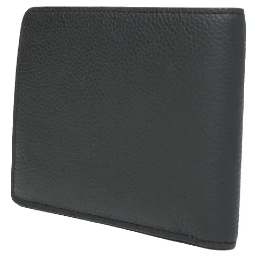 Louis Vuitton Vintage Pre-owned Leather wallets Black Heren
