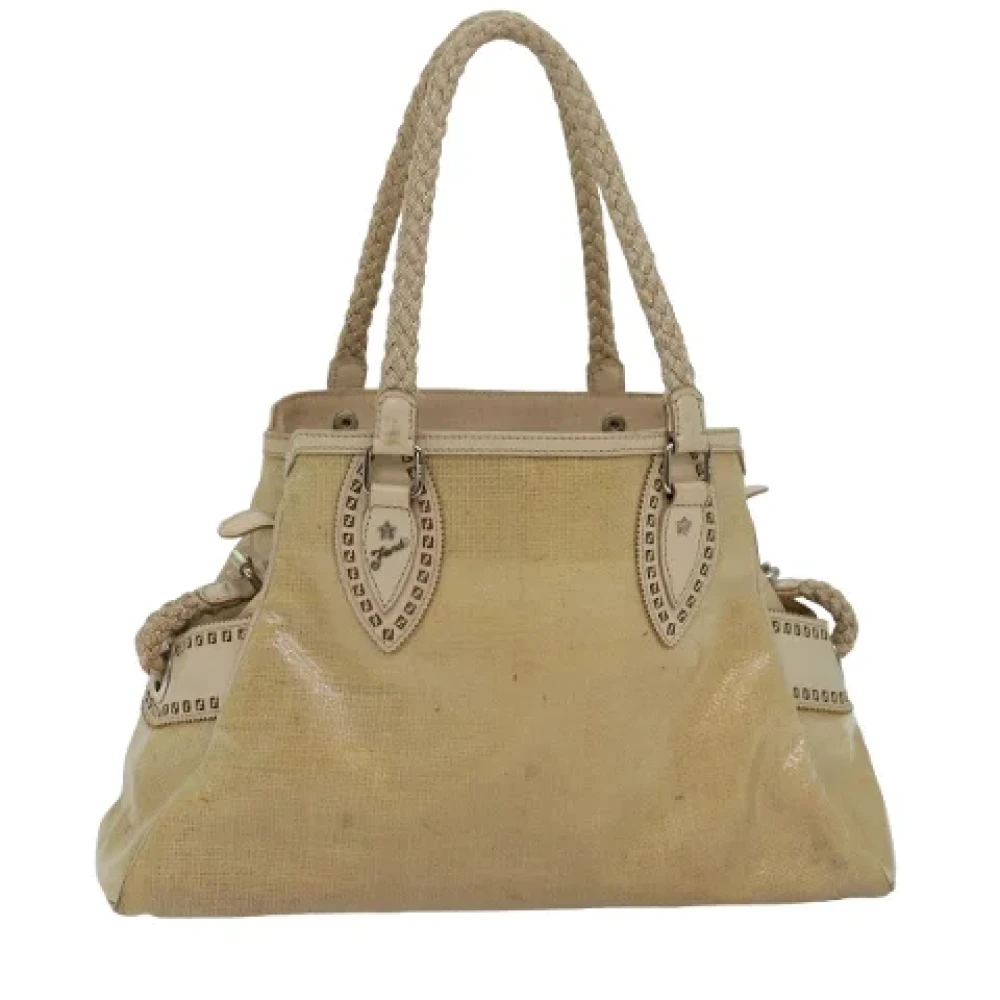 Fendi Vintage Pre-owned Canvas fendi-bags Beige Dames