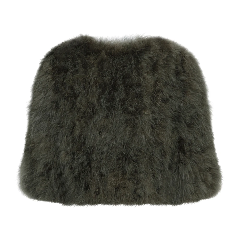 Yves Salomon Groene Bontjas Winterstijl Green Dames