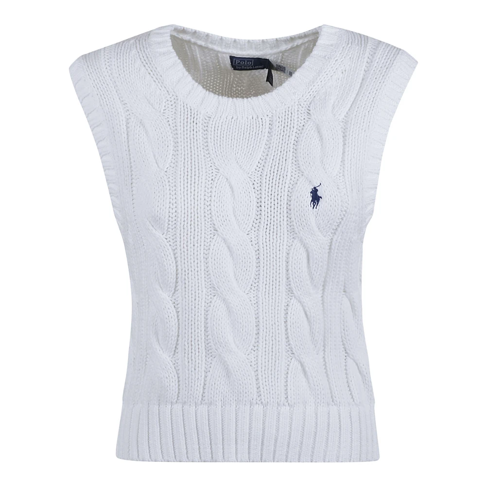 Ralph Lauren Pullover White Dames