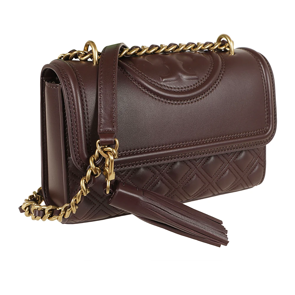 TORY BURCH Bruine Schoudertas Elegante Stijl Brown Dames