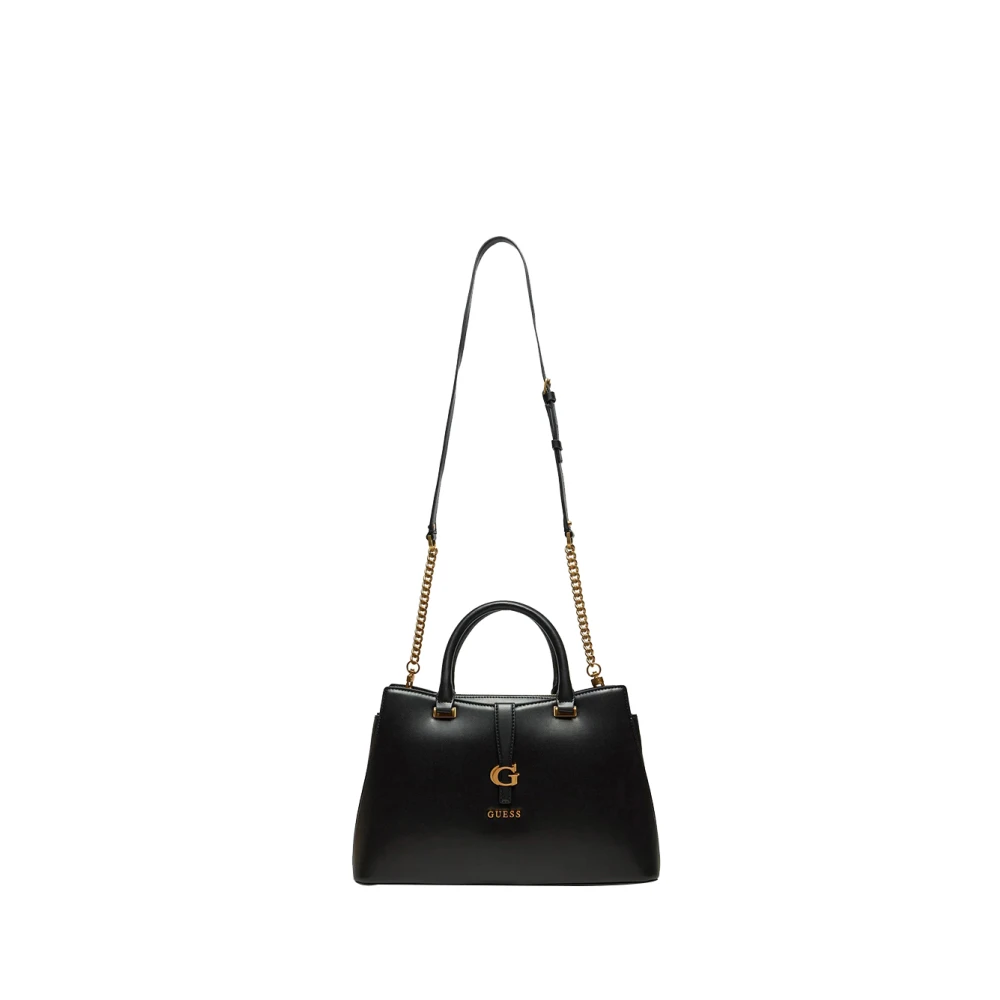 Guess Trendy Zwarte Schoudertas Black Dames