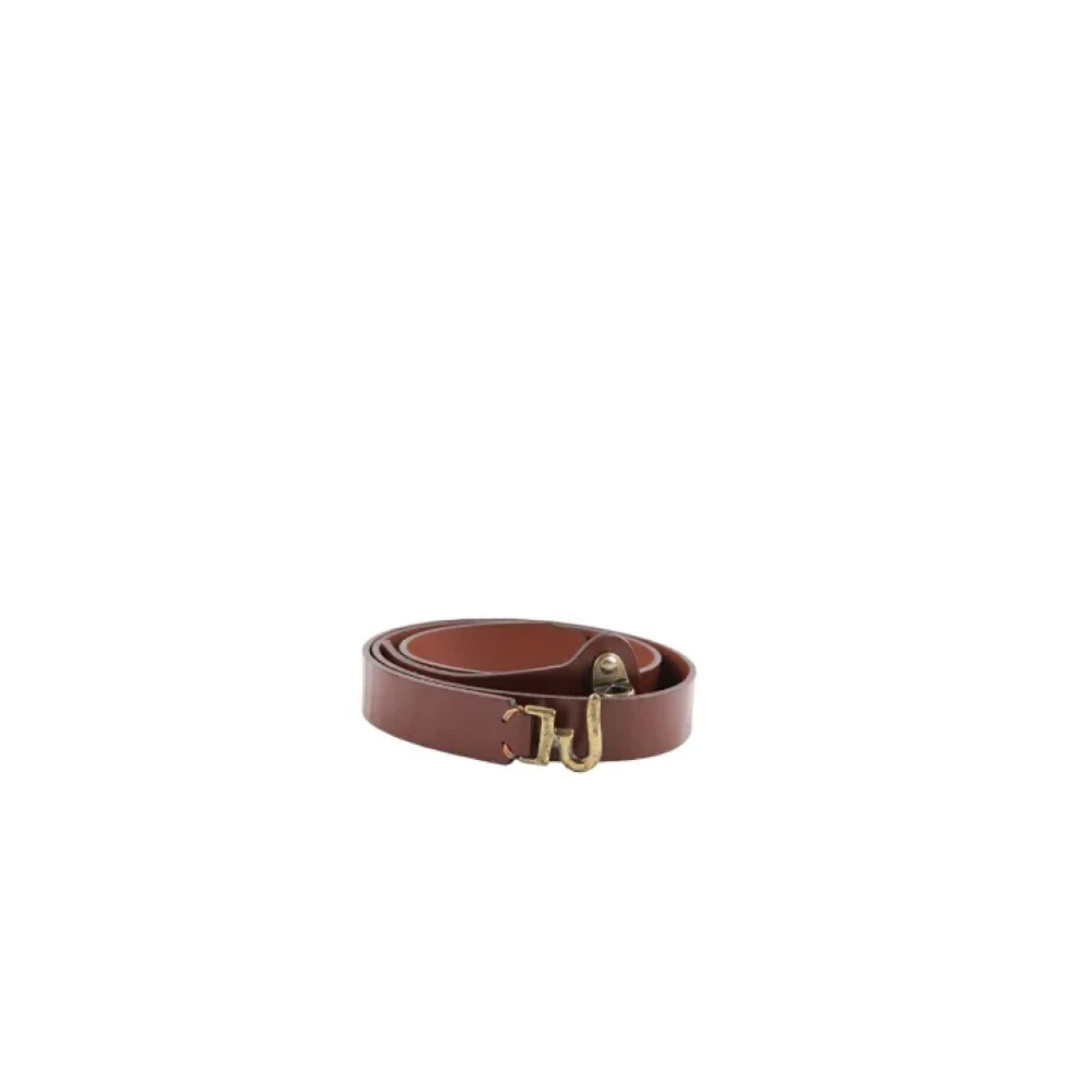 Chloé Pre-owned Leather belts Brown Dames