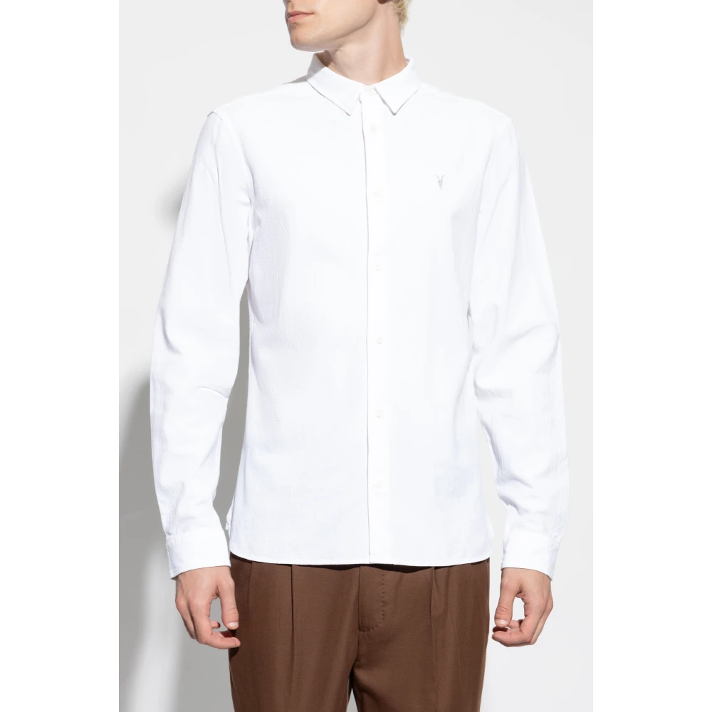 AllSaints Shirt Lovell White Heren