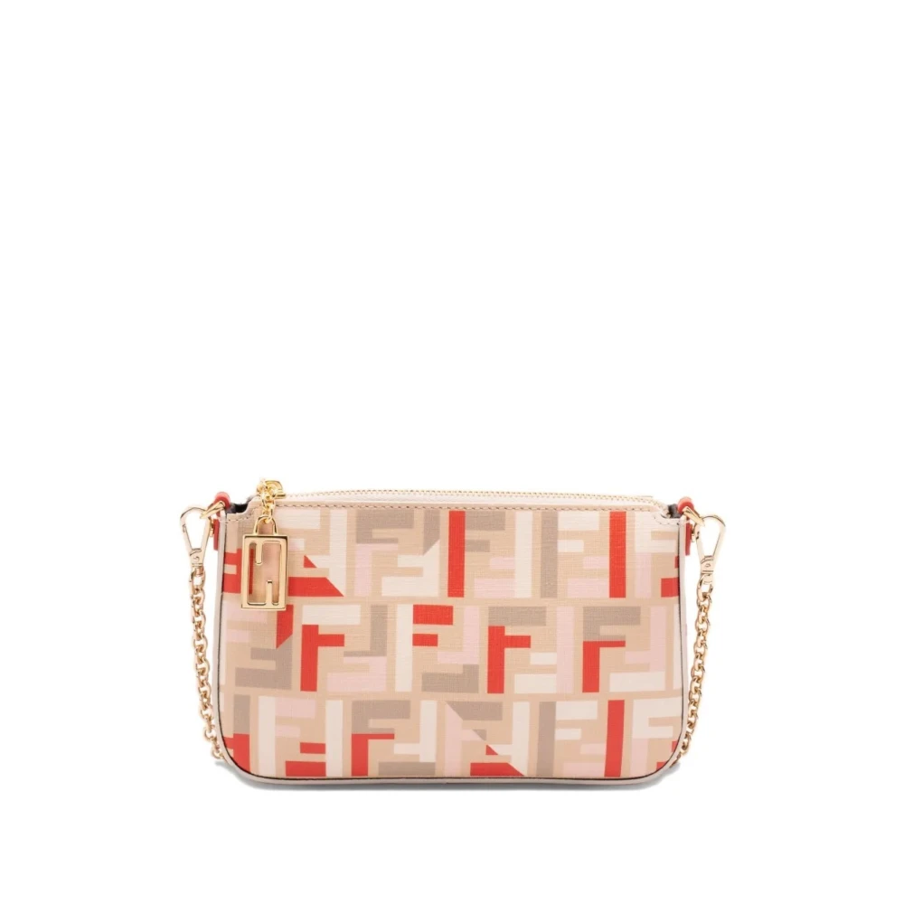 Fendi Vrouw Beige Tassen Dames, One Size, Baguette Pouch