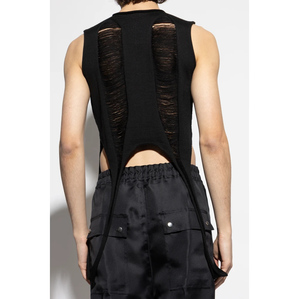 Rick Owens Wollen top Black Heren