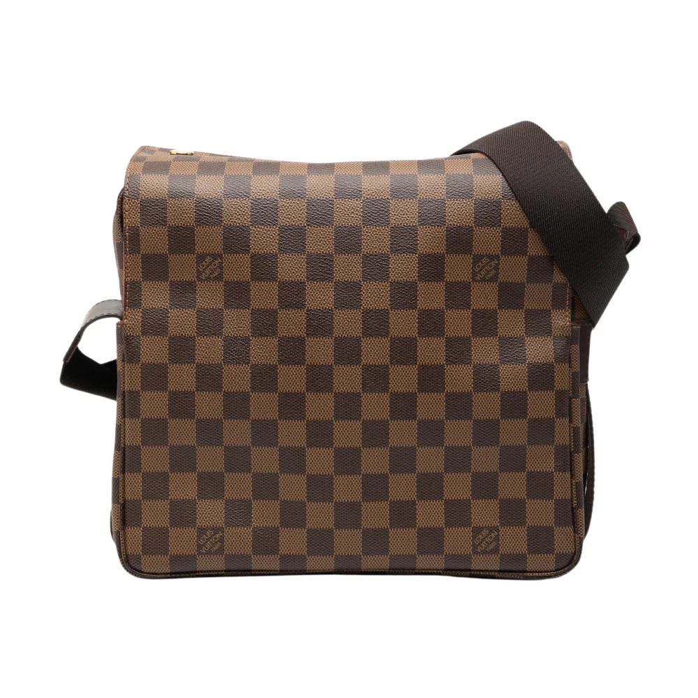 Louis Vuitton Vintage Women's Brown Pre-Owned Damier Ebene Canvas Messenger Bag