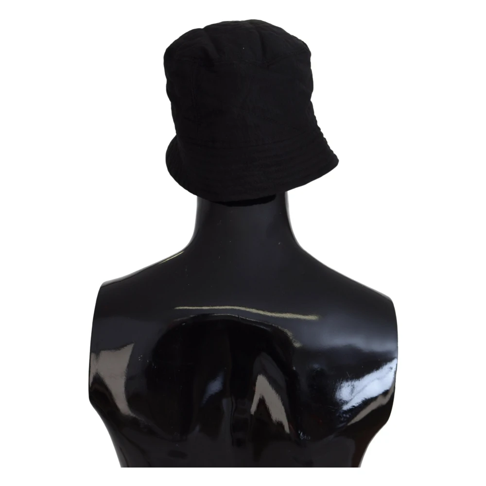 Dolce & Gabbana Italiaans Vervaardigde Zwarte Bucket Hat Black Dames