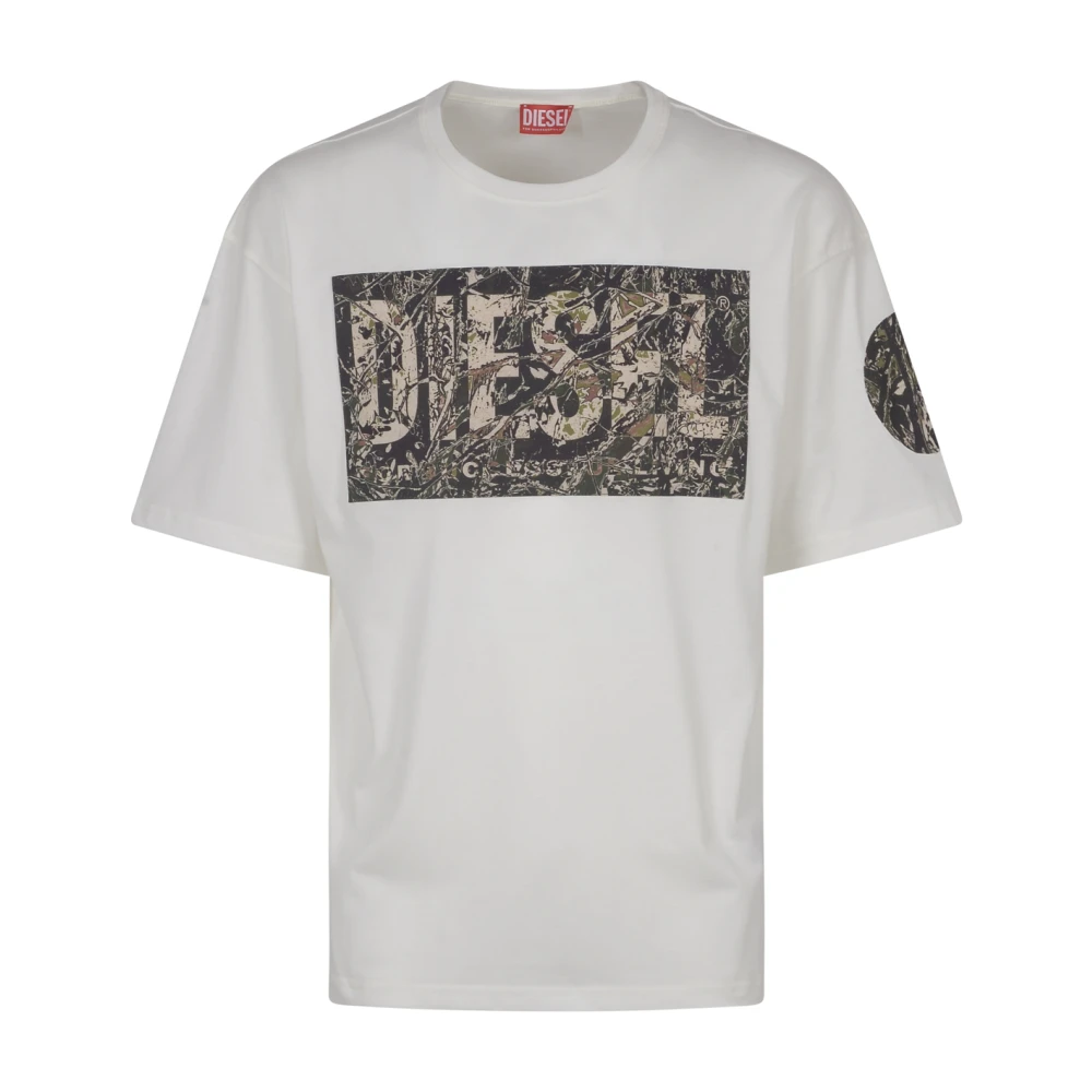 Diesel - Tops > T-Shirts - Beige - Diesel - Modalova