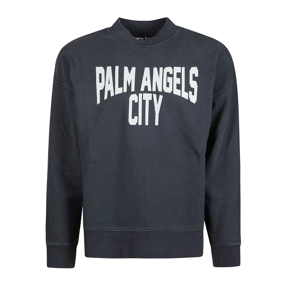 Palm Angels Sweatshirts Hoodies Gray Dames