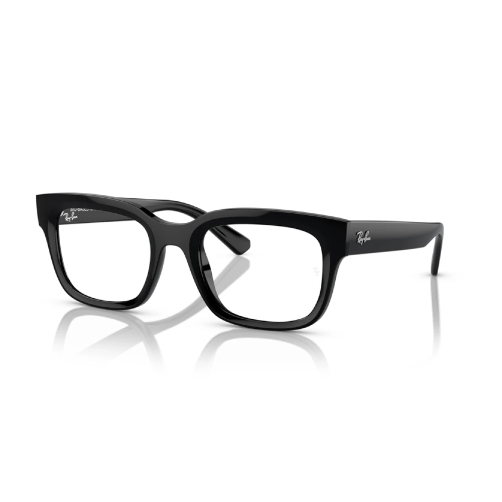 Ray - Ban Unisex Black Rx7217 Chad 8260 Optical Frames Acetate Transparent Squared Normal - Image 4
