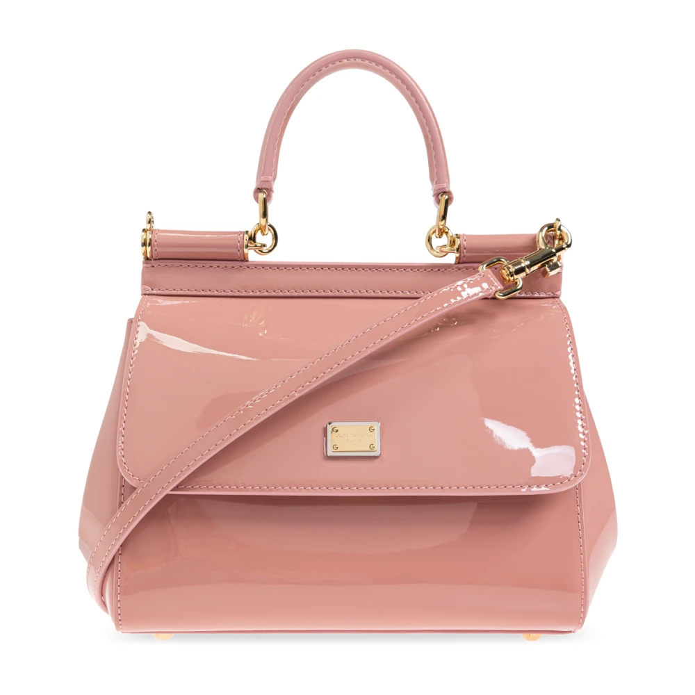 Dolce & Gabbana Women's Pink Handbag 'Sicily Medium