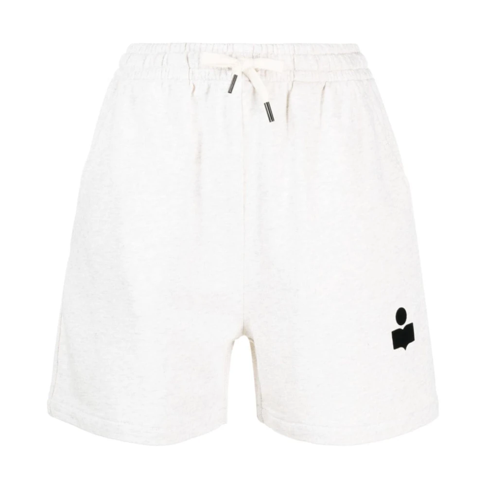 Isabel Marant Étoile Beige Shorts voor Vrouwen White Dames