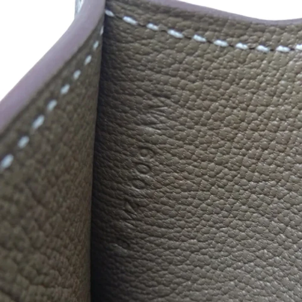 Hermès Vintage Pre-owned Canvas home-office Gray Dames