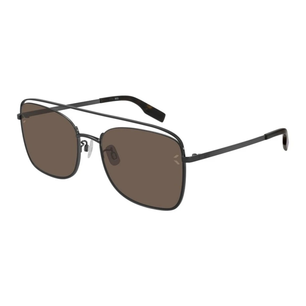Alexander Mcqueen Men's Black Cat-Eye Sunglasses