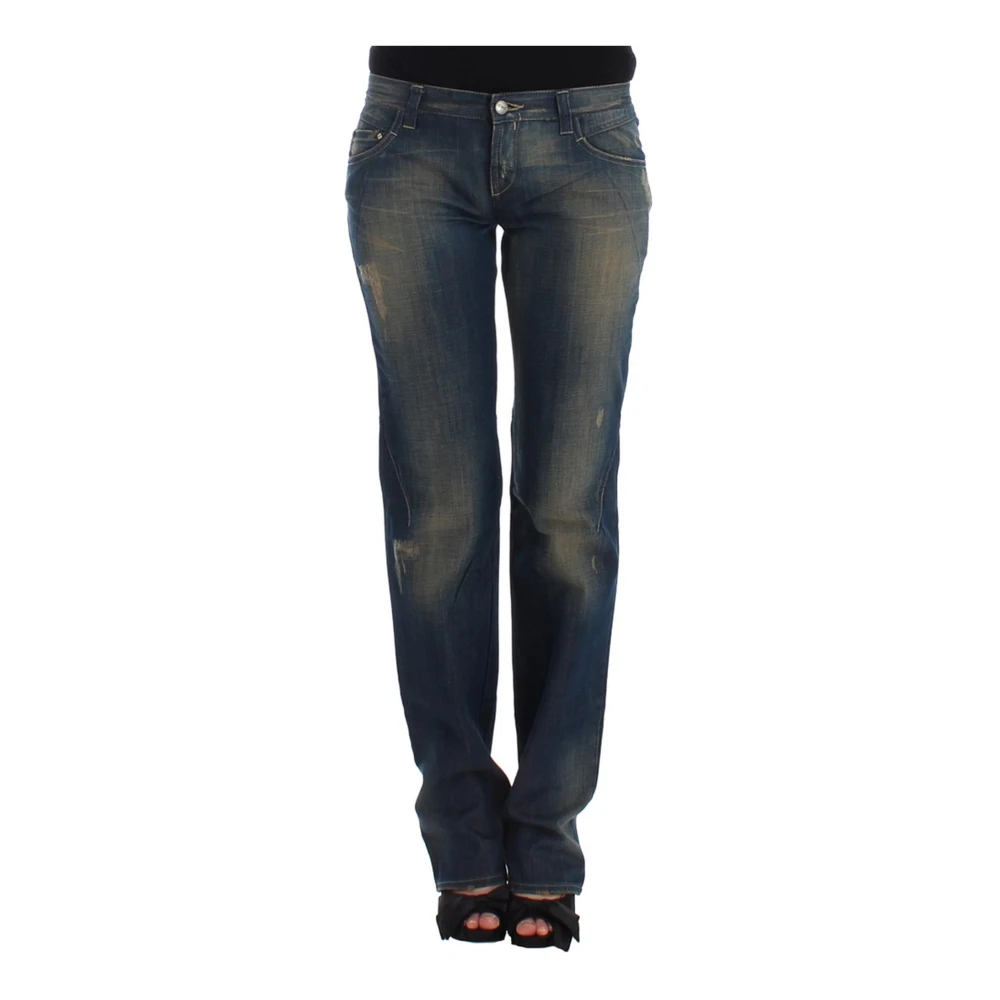 Costume National Slim-fit Jeans Blue Dames