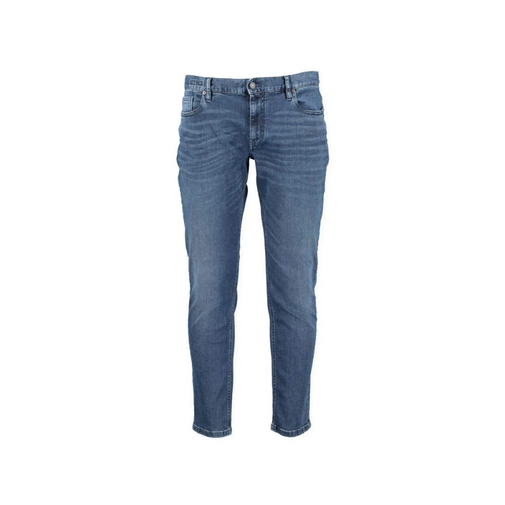 Alberto Slim Dual FX Denim Jeans Blue Heren