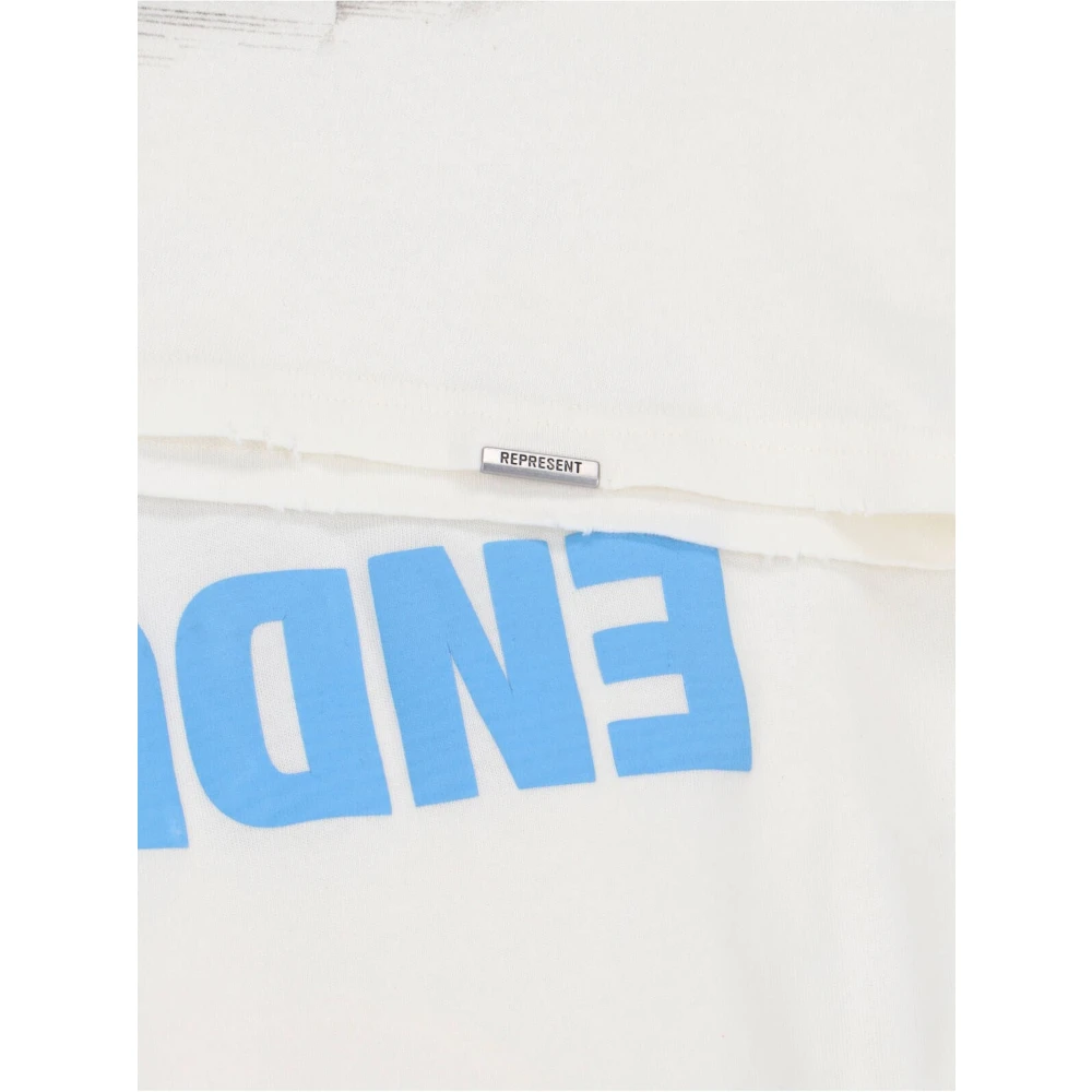 Represent Witte Katoenen Grafische T-shirt White Heren