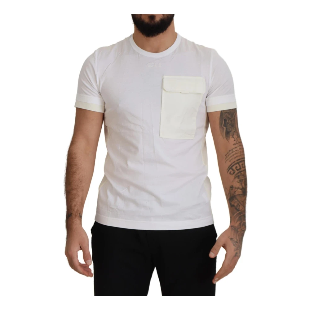 Dolce & Gabbana Witte DG Logo T-shirt White Heren