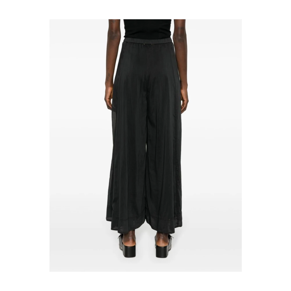 Forte Wide Trousers Black Dames