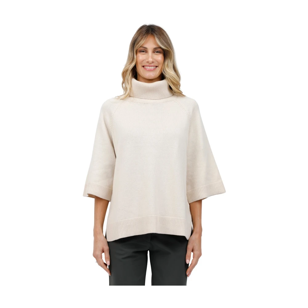 Gran Sasso Coltrui met driekwartmouwen Beige Dames