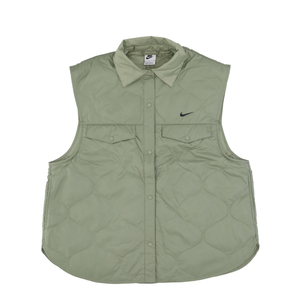 Nike Essentials Vest Oil Green Black Green Dames