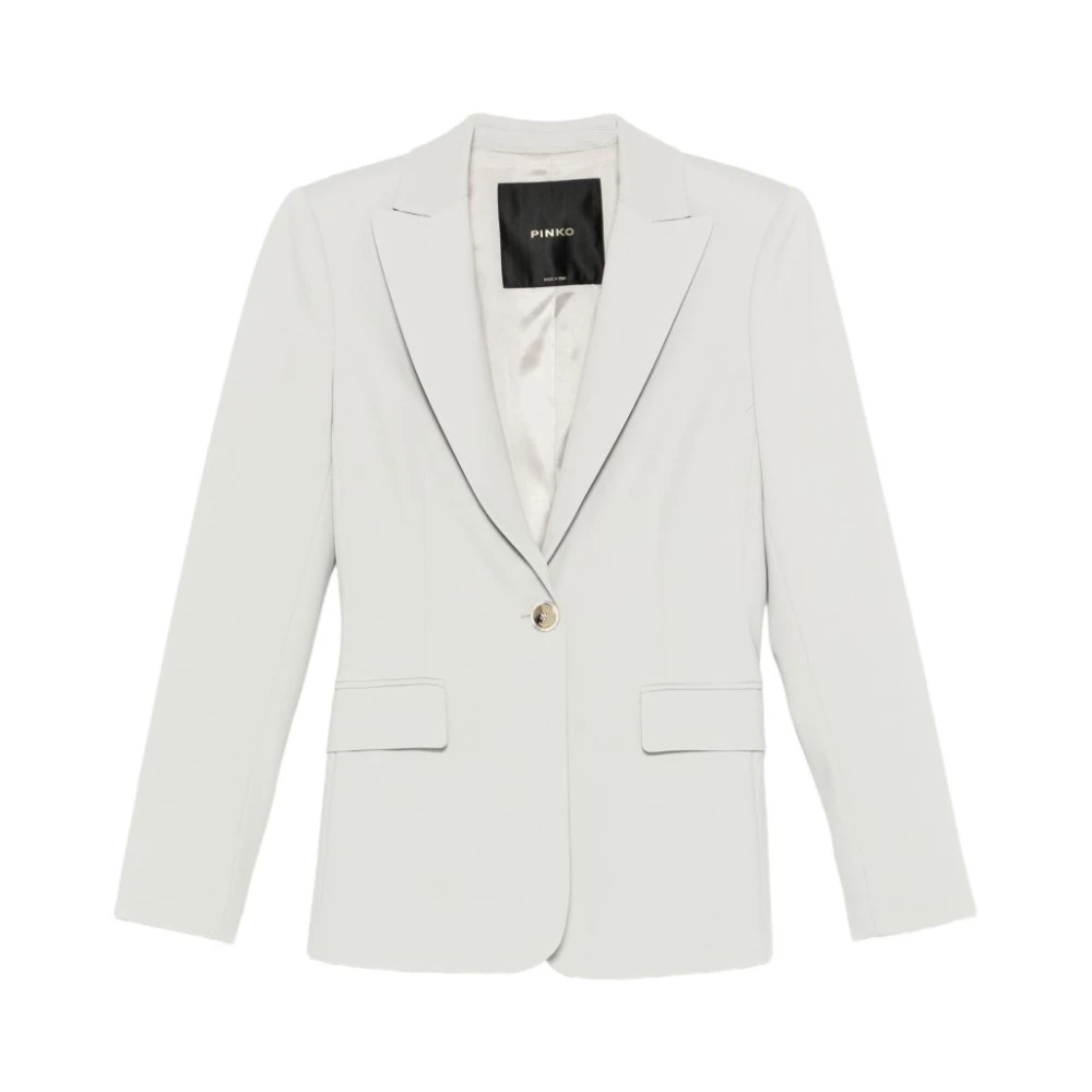 Pinko Women's Gray New Signum Blazer - Blazers - L - Jackets