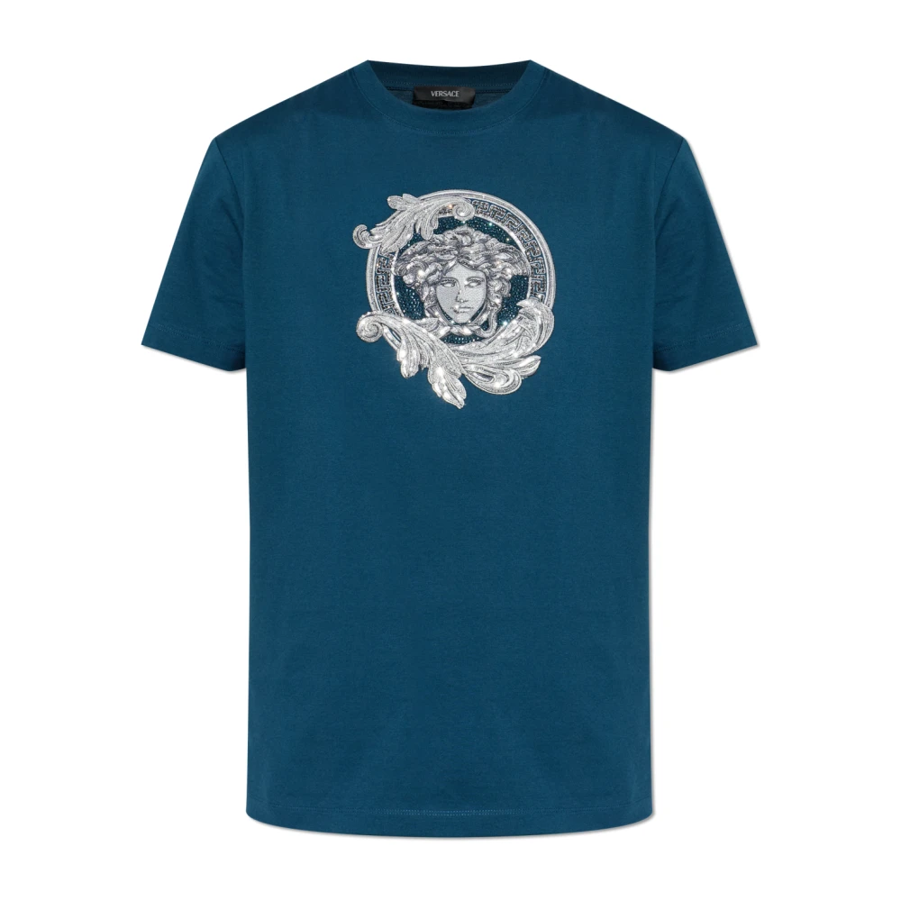 Versace Uomo Blu Top, M, New,